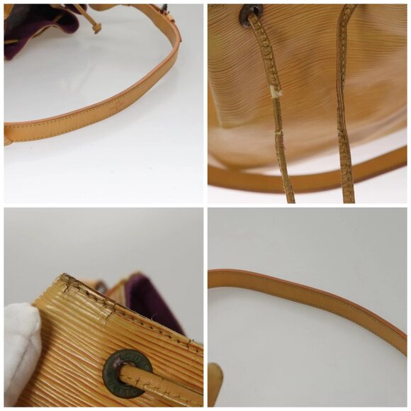 LOUIS VUITTON Epi Petit Noe Shoulder Bag Yellow - Picture 14 of 15